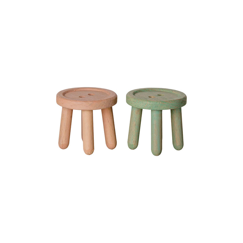Light Rose & Light Mint Stool Set