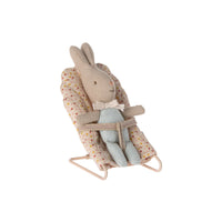 My Light Blue Check Rabbit