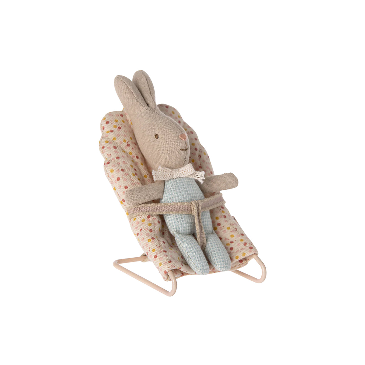 My Light Blue Check Rabbit