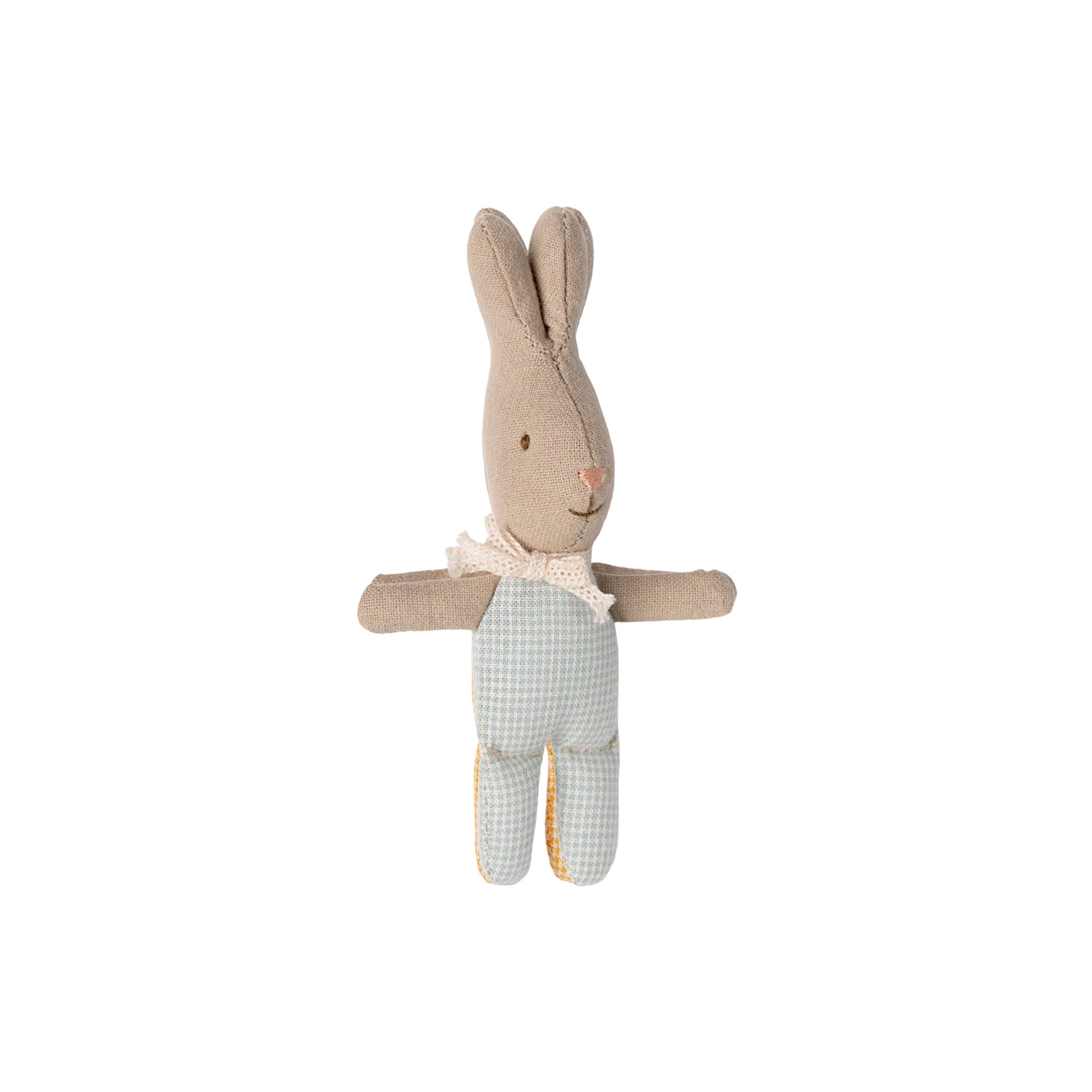 My Light Blue Check Rabbit