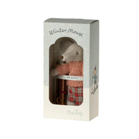 Big Sister Winter Mouse with Ski Set
