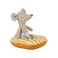 Yellow Stripe Rubber Boat