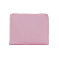 Pink pouch on a white background.