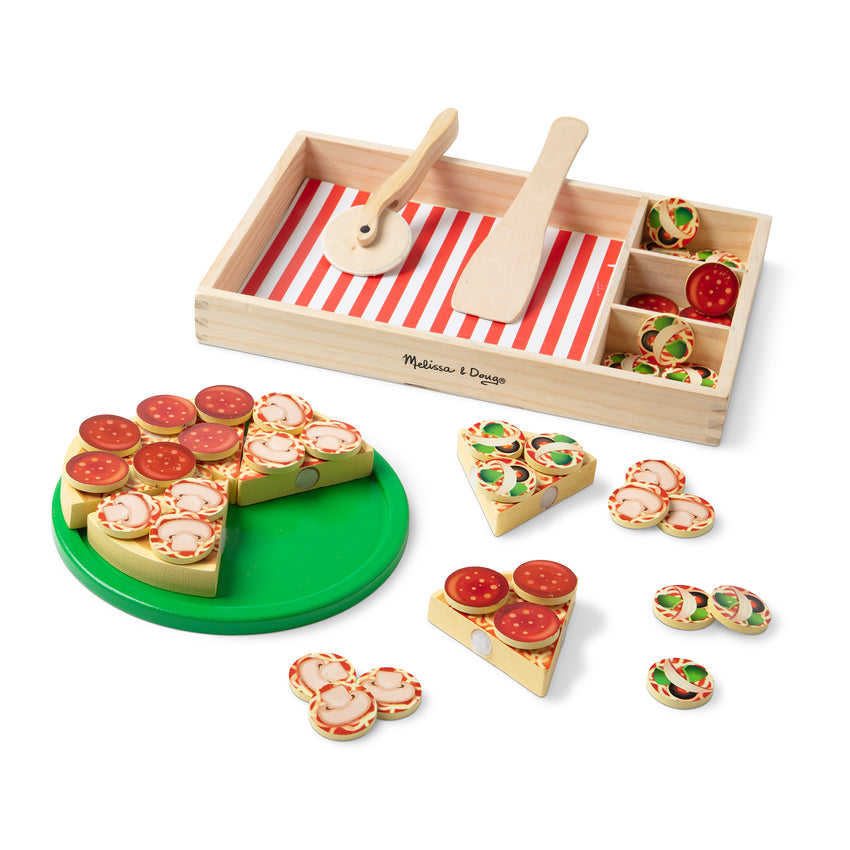 Wooden Pizza Party Set