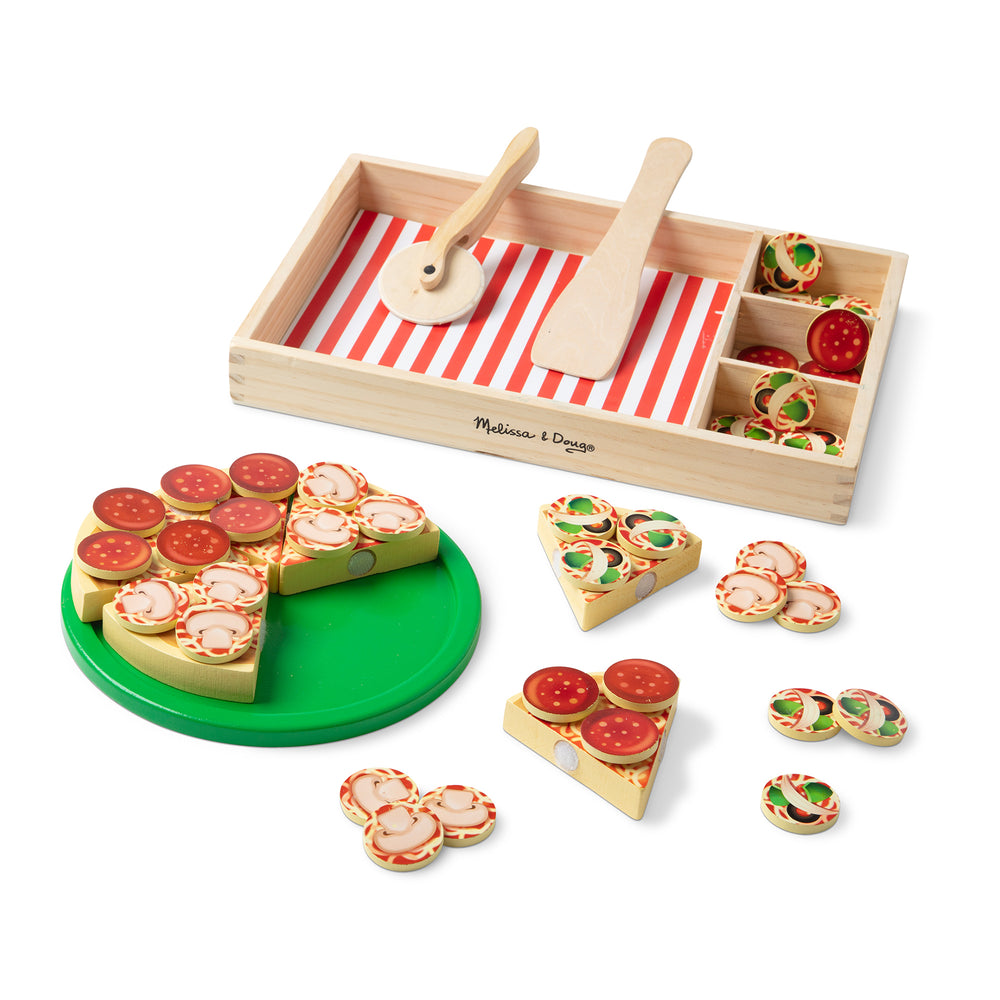 Wooden Pizza Party Set
