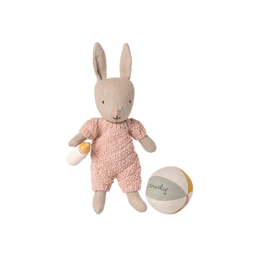 Micro Rabbit Set in Rose