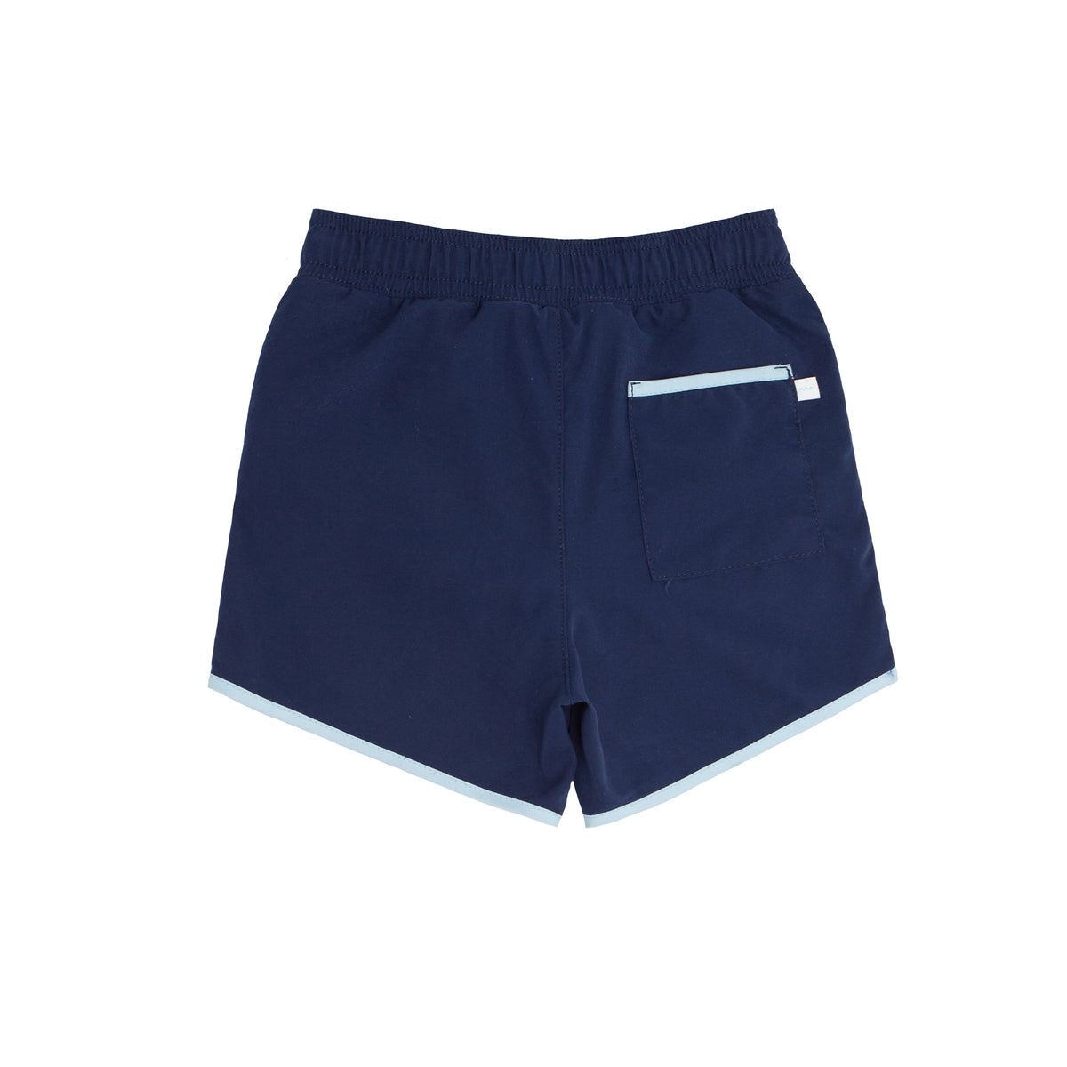 Boys Navy Boardie with Side Binding