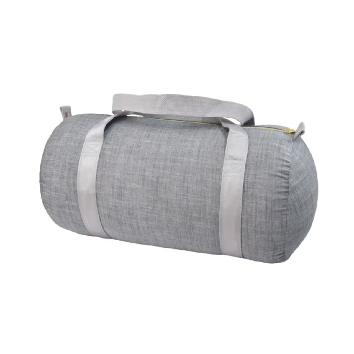 Grey Chambray Duffel Bag