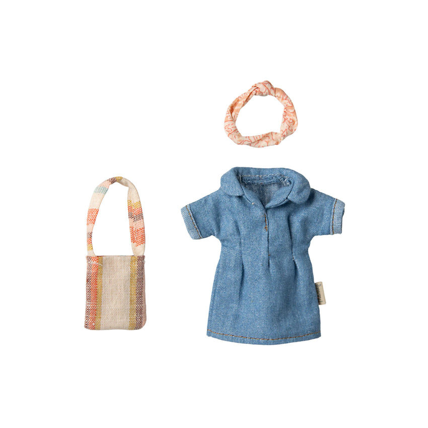 Denim Dress and Bag for Mum Mouse