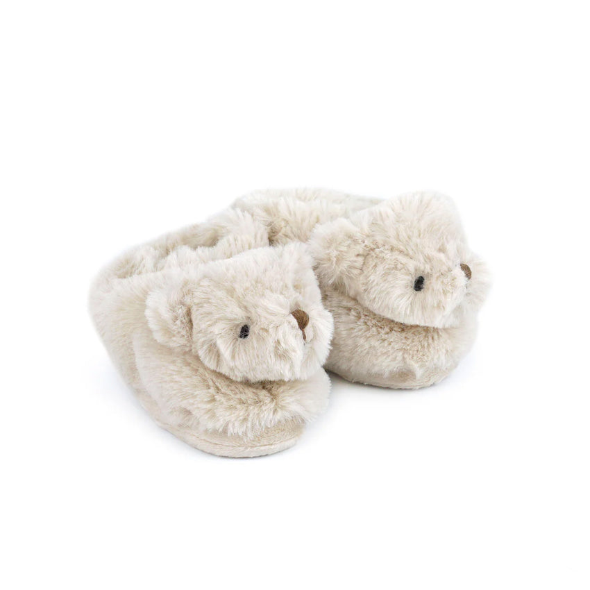 Tan Bear Slippers