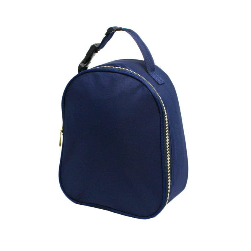 Navy Nylon Lunchbox