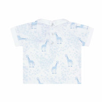 Blue Giraffe Diaper Set