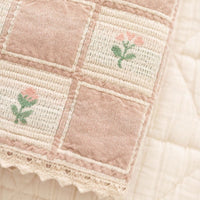 Spring Bloom Patchwork Blanket