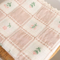 Spring Bloom Patchwork Blanket