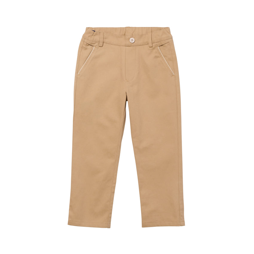 Tan pants on a white background