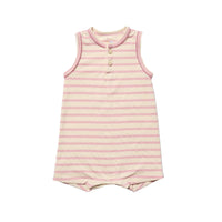 Lachlan Petal Stripe Romper