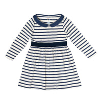 Marie Clare Navy Stripe Dress