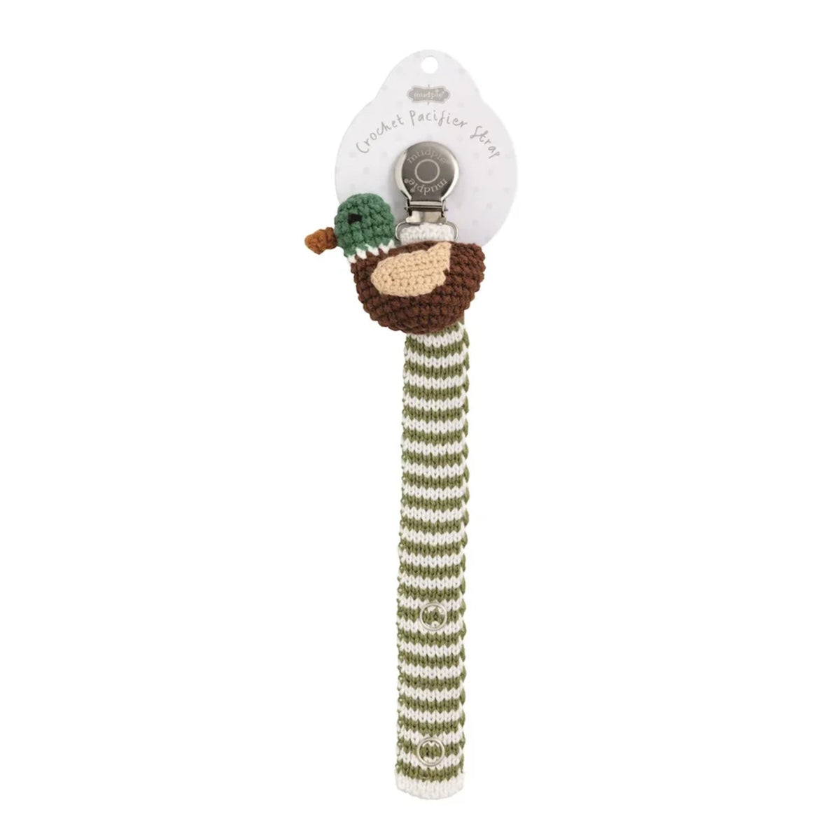 Mallard Crochet Pacifier Clip