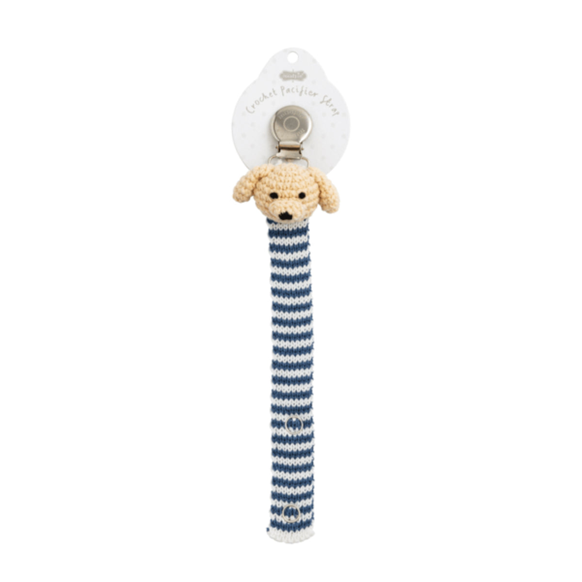 Puppy Crochet Pacifier Clip