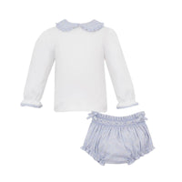 Blue Liberty Bloomer set