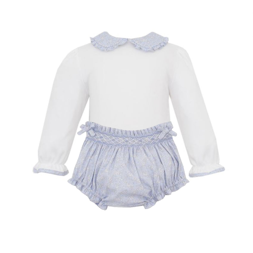 Blue Liberty Bloomer set