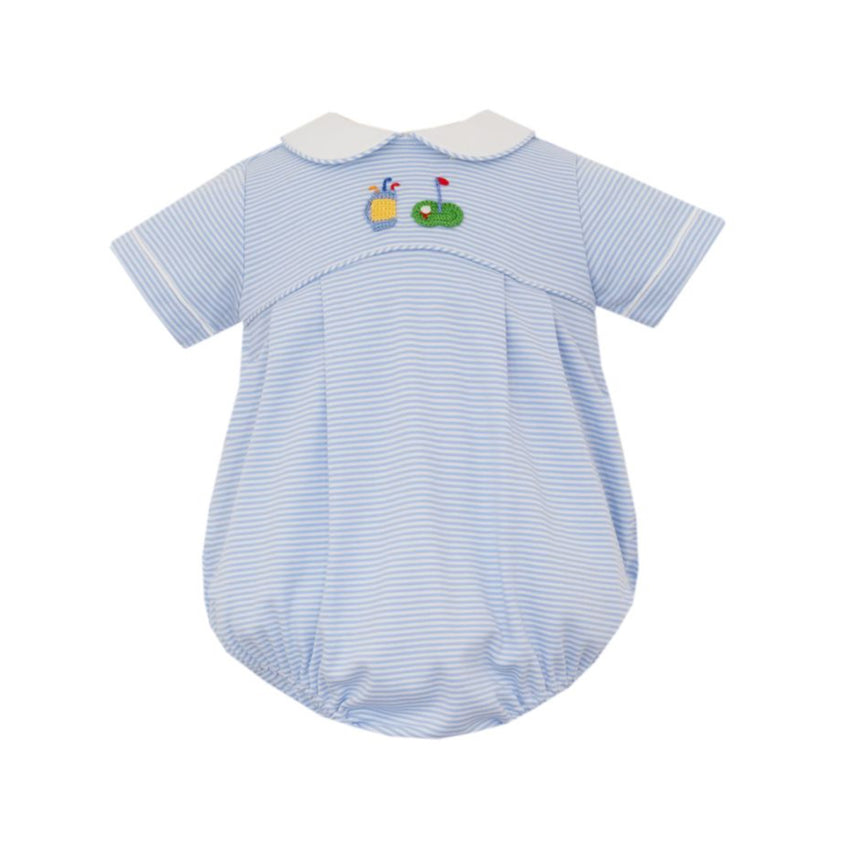 Blue Stripe Golf Crochet Bubble