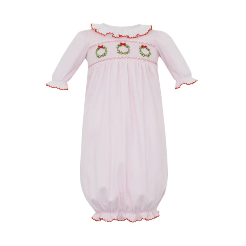 Pink Wreaths Knit Gown