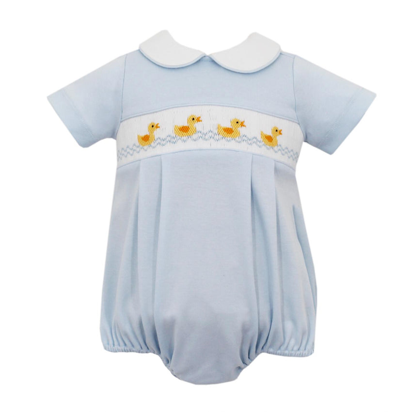 Blue Knit Duck Bubble