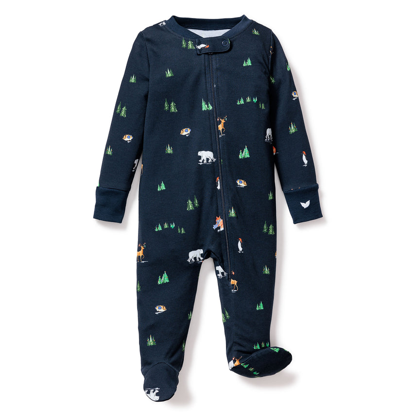 Arctic Antics Snug Fit Pima Footie