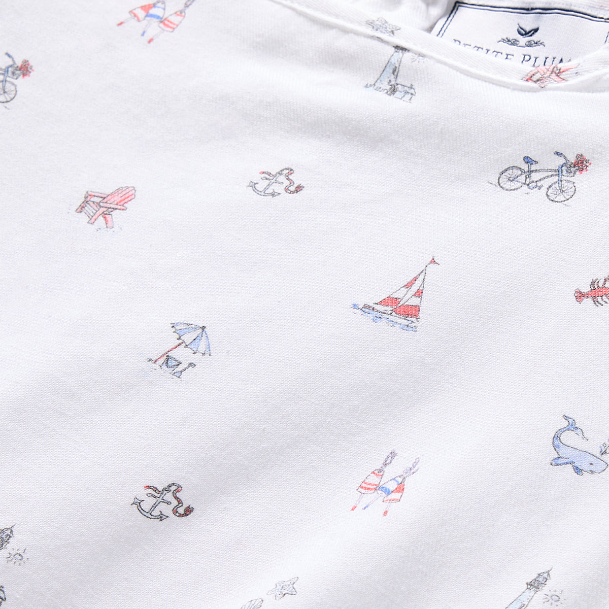 Twill Amelie Nightgown in Coastal Charms