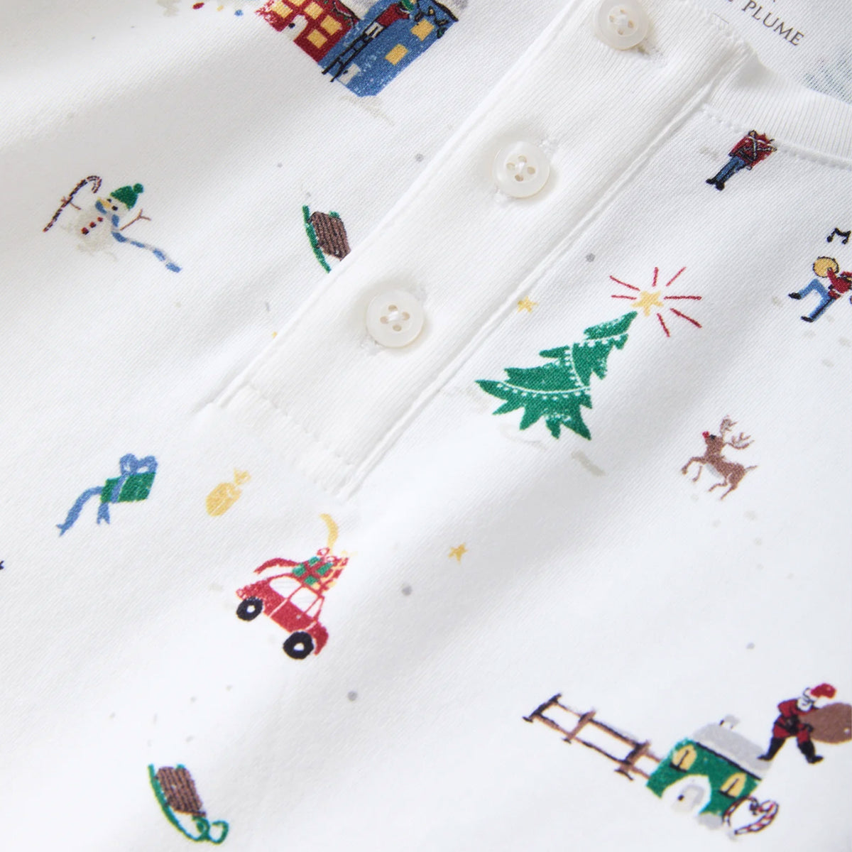 Holiday Town Pima Snug Fit Pajamas