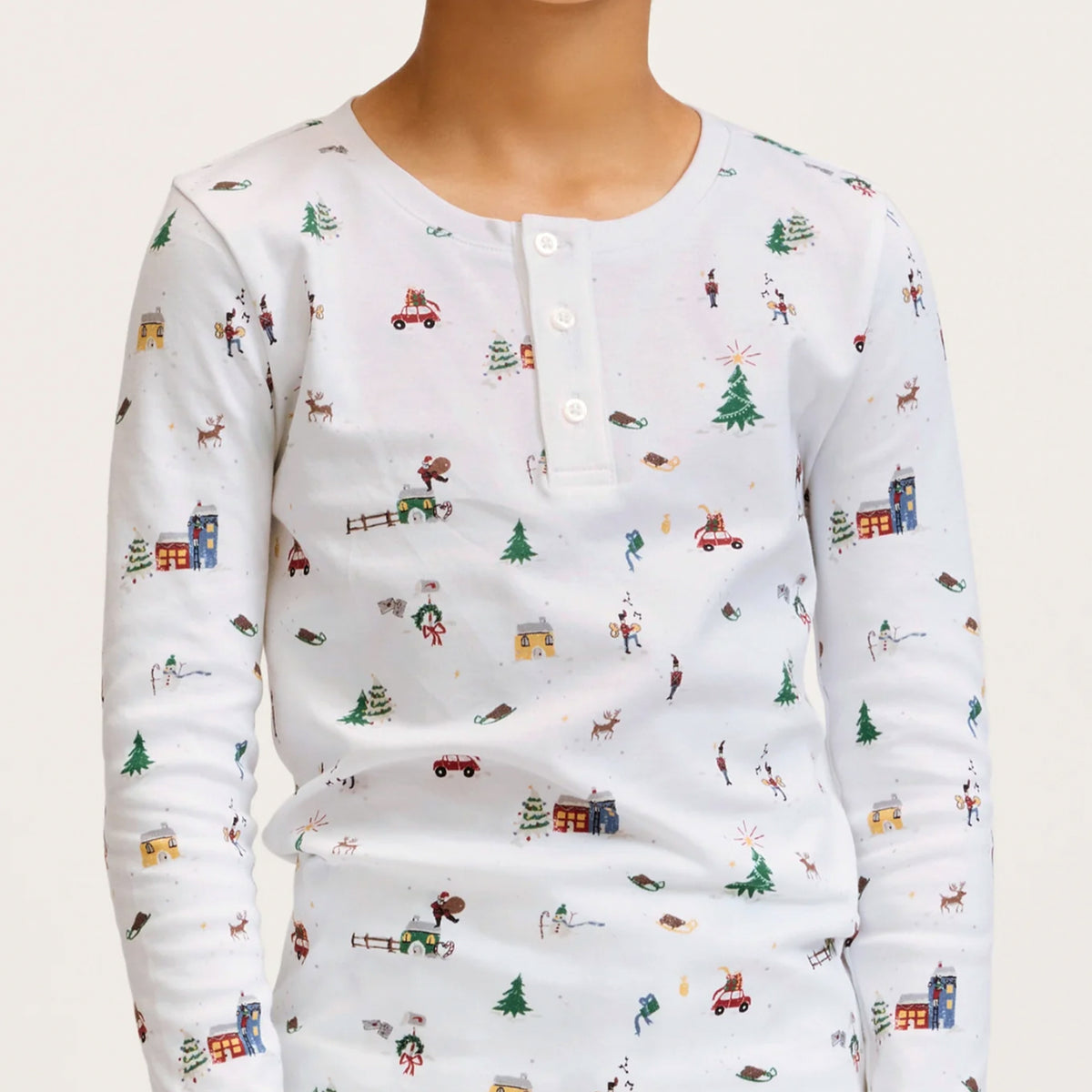 Holiday Town Pima Snug Fit Pajamas