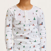 Holiday Town Pima Snug Fit Pajamas