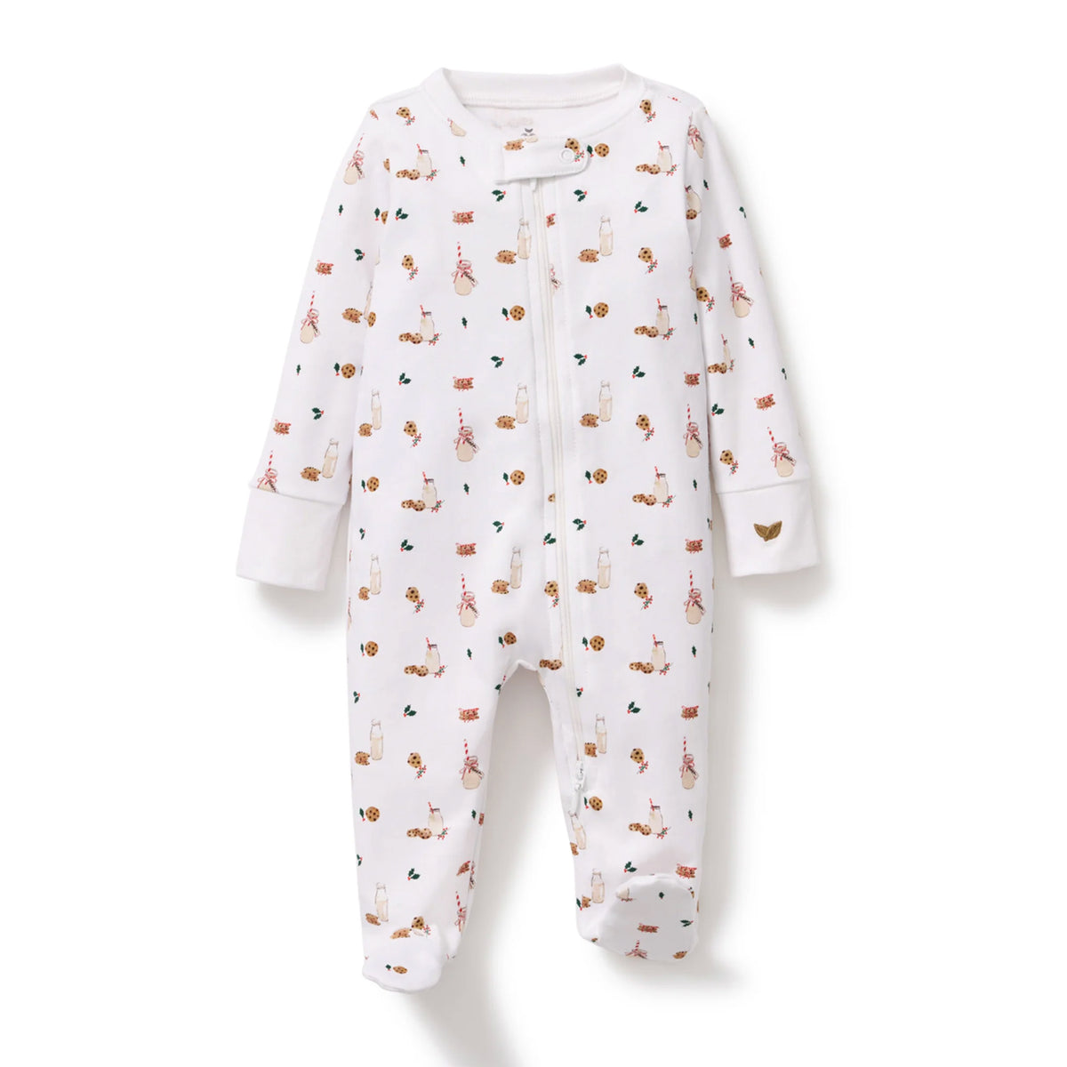 Yuletide Treats Baby Pima Romper