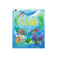 the secret life of oceans children's book with sea creatures on the cover, on a white background