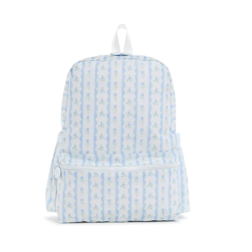 Ribbon Floral Blue Backpack