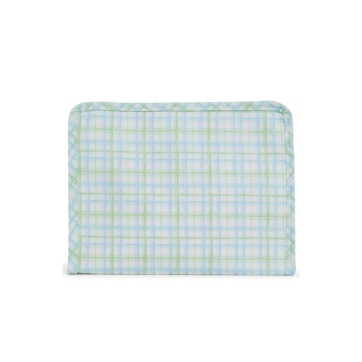 Medium Classic Plaid Green Zip Pouch