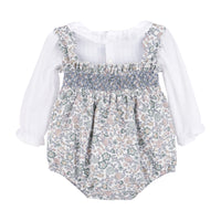 Bouncy Blooms Smock Overall