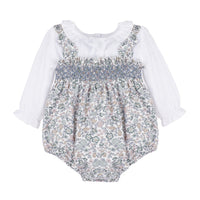 Bouncy Blooms Smock Overall