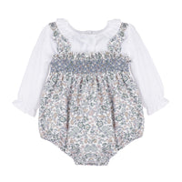 Bouncy Blooms Smock Overall