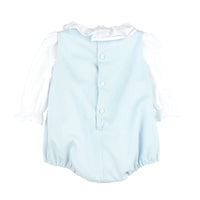 Cozy Club Blue Scallop Bubble Set