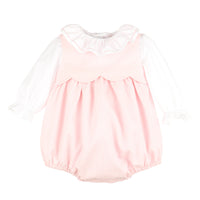 Cozy Club Pink Scallop Bubble Set