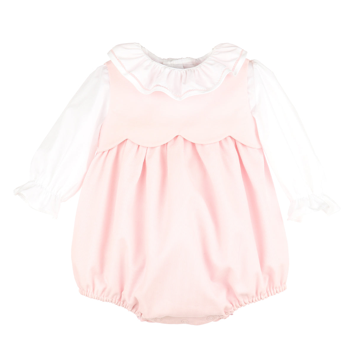 Cozy Club Pink Scallop Bubble Set