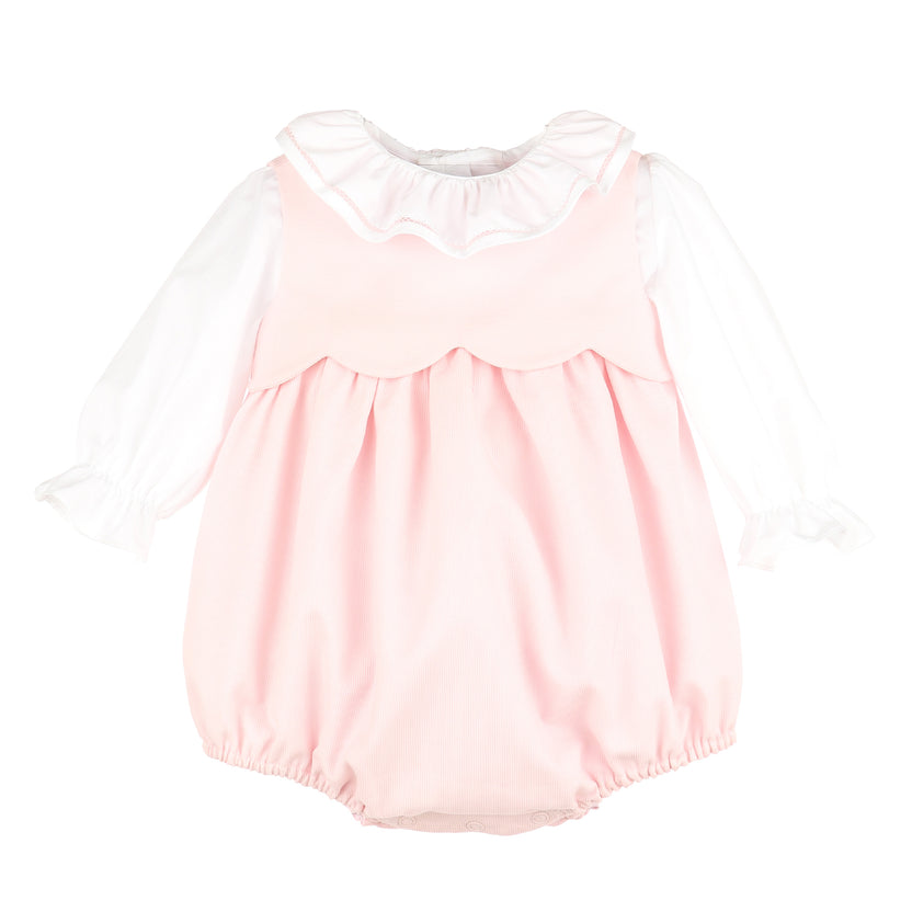 Sophie & Lucas Baby Girls Cozy Club Bubble - Light Blue