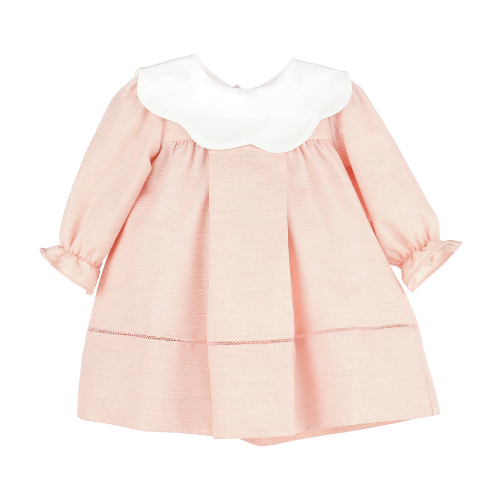 Eucalyptus Pink Frost Scallop Dress 2T Eucalyptus Pink Frost Scallop Dress 2T