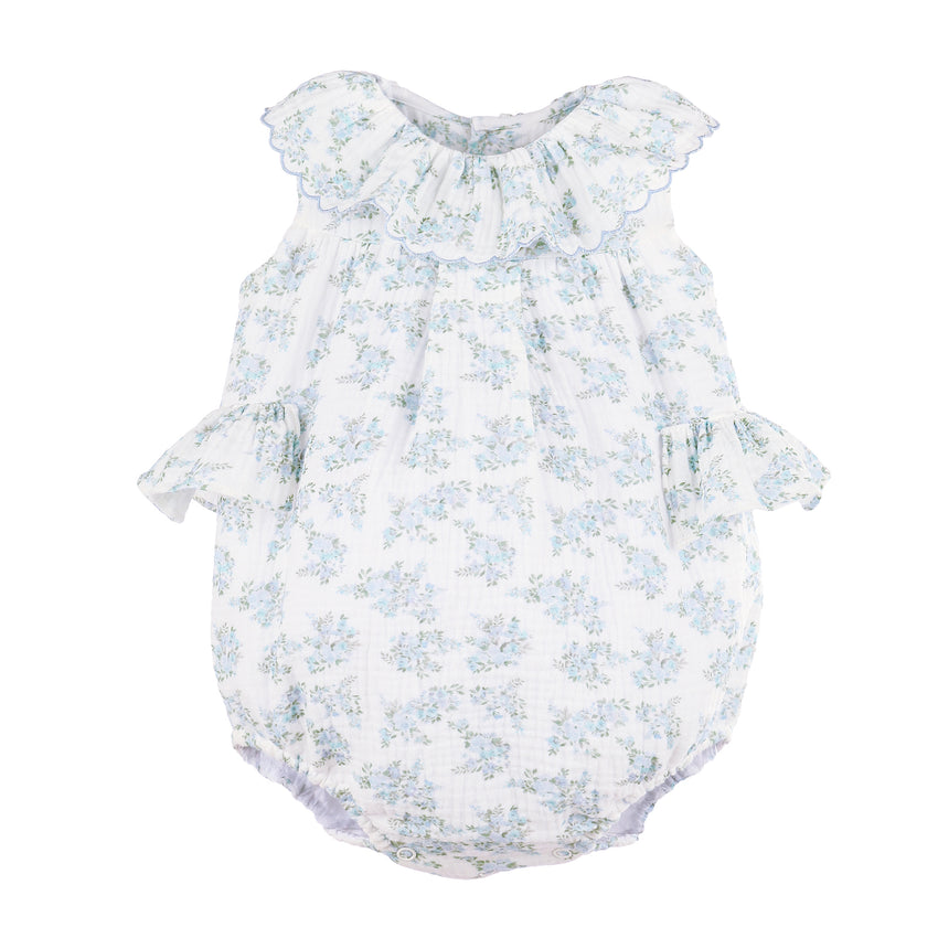 Lilac Floral Bluffs Ruffle Bubble