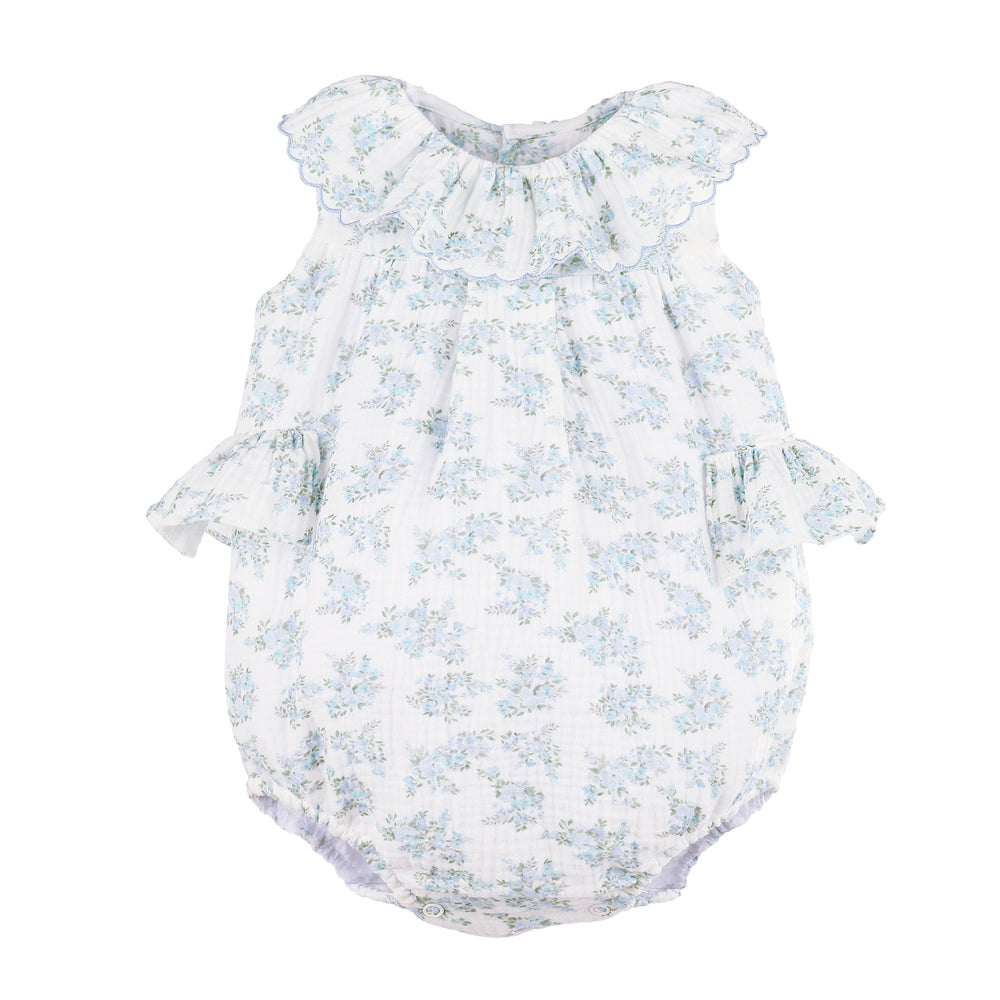 Lilac Floral Bluffs Ruffle Bubble