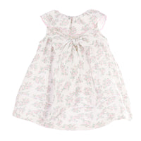 Pink Floral Bluffs Ruffle Dress