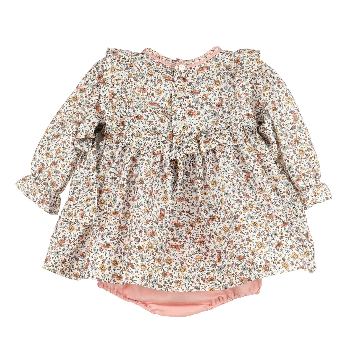 Farmhouse Floral Print Dress