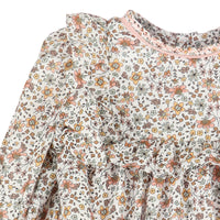 Farmhouse Floral Print Dress